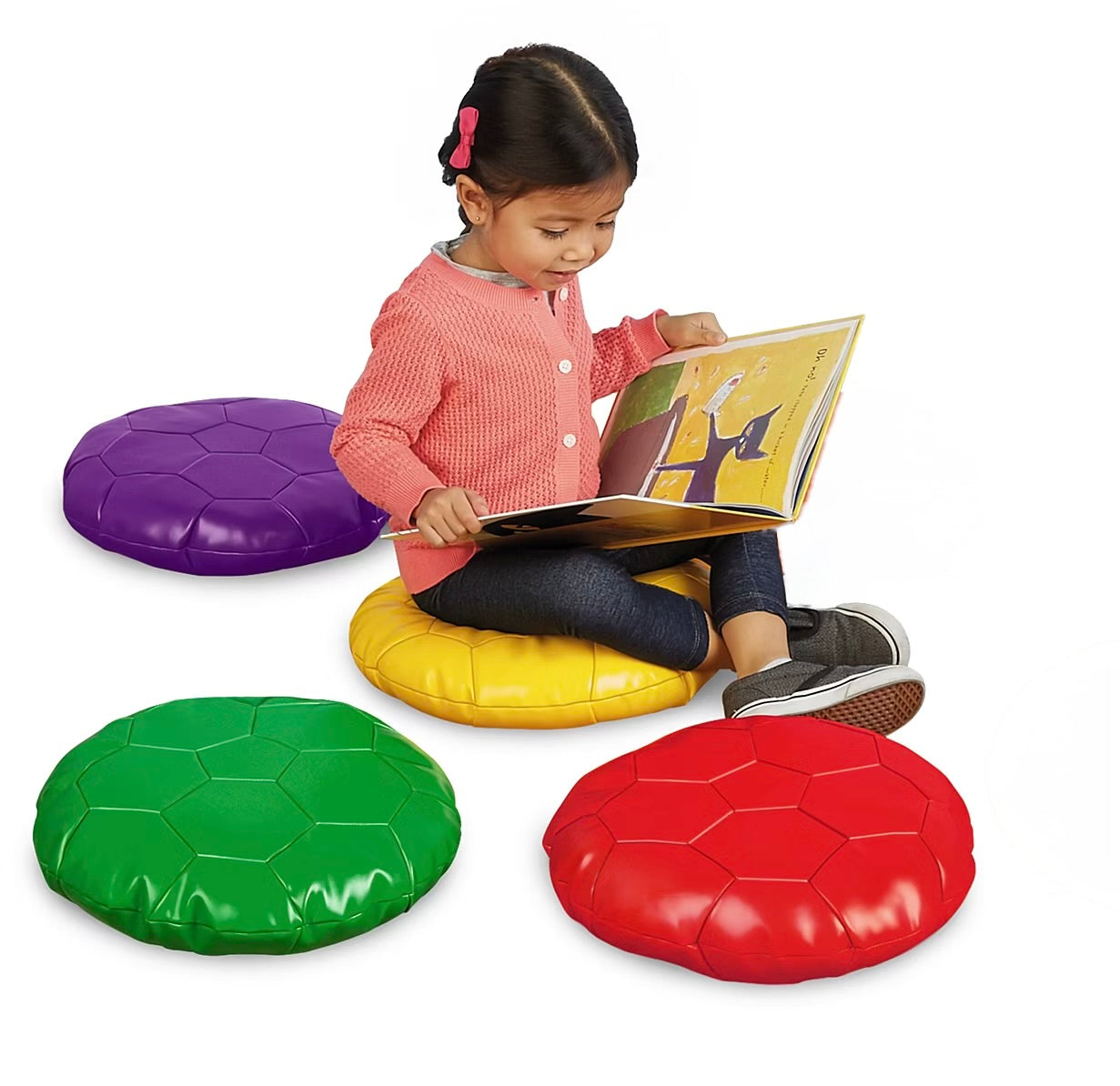 EJ100. Set de 4 Cojines de Colores