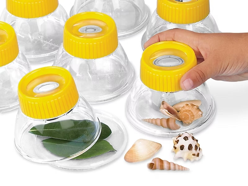 CS10. Set de 12 Vasos con Lupa Gigante