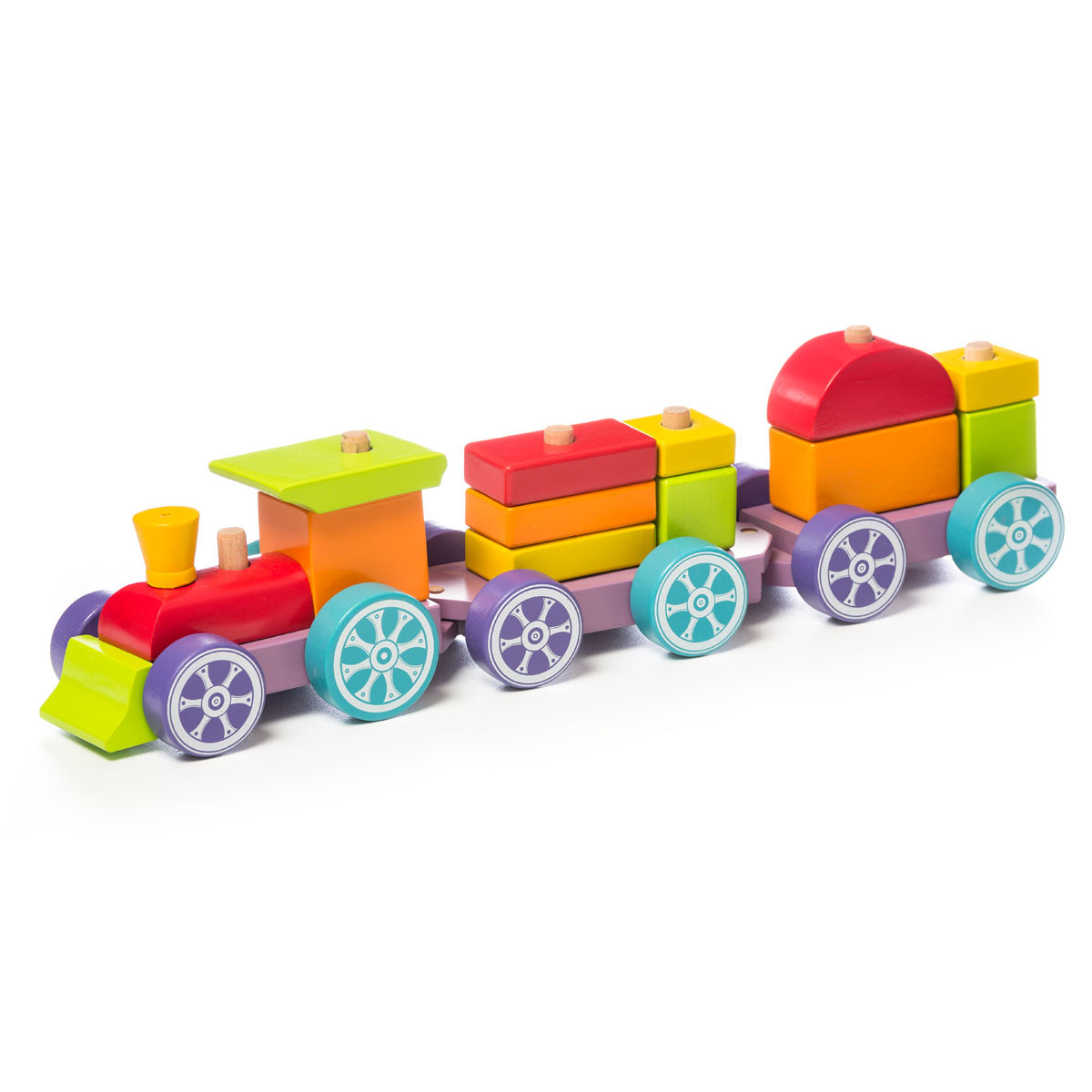 CE126. Tren de Madera Apilable