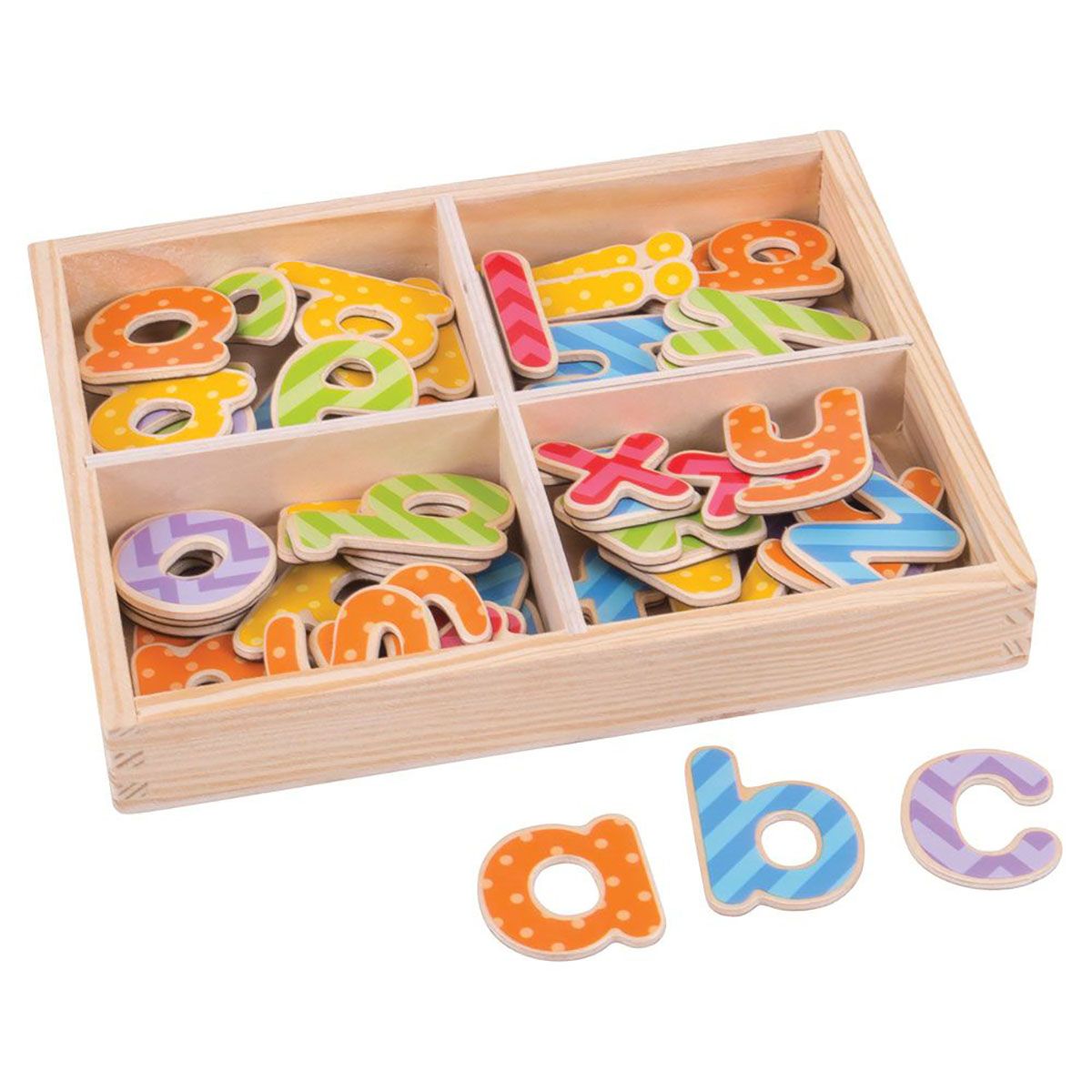 L89. Letras Magnéticas de Madera