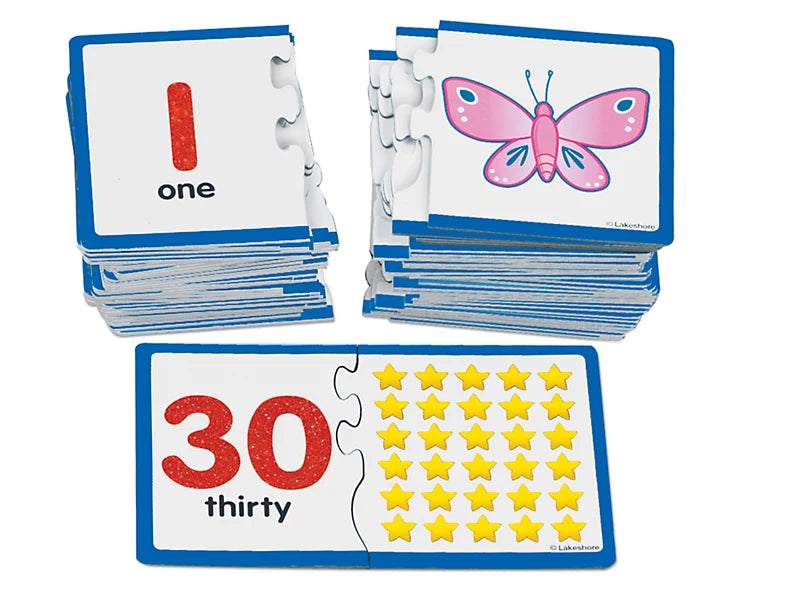 MA33. Juego de Asociación Números Lija Conteo