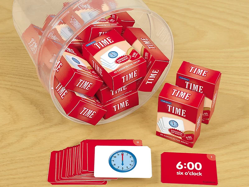 MA83e. Juego de Cartas Aprende la Hora ÚLTIMA UNIDAD