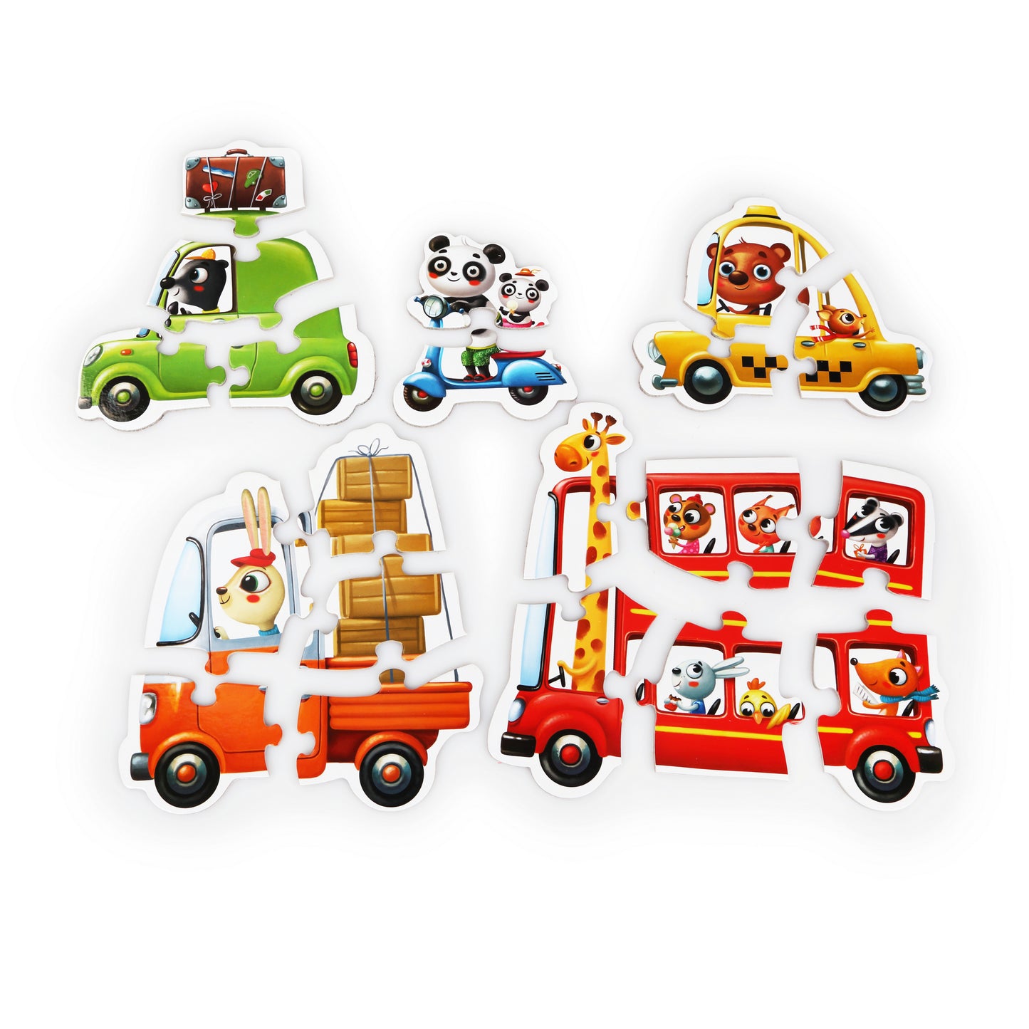 RJ102. Puzzles Transportes