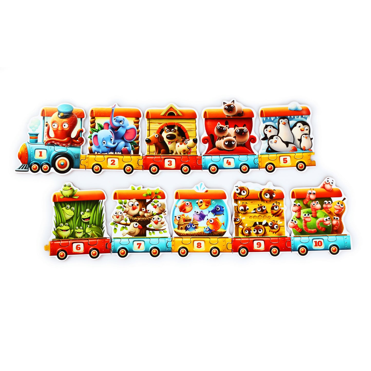 RJ103. Puzzle Asociación Tren-Conteo