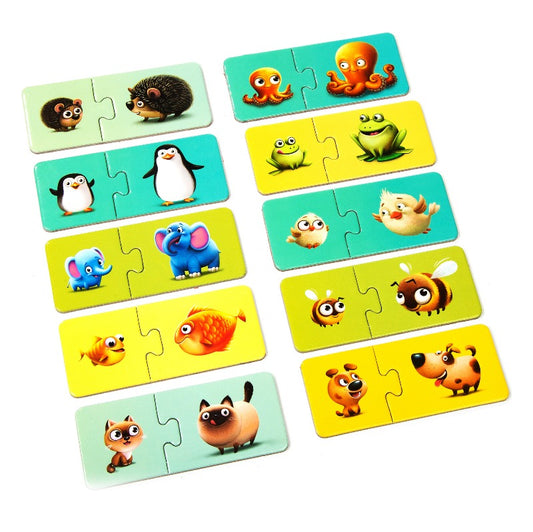 RJ128. Puzzles de Asociación Animales y su Mamá