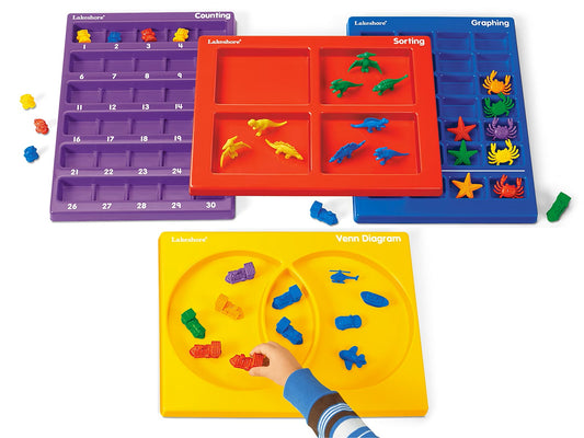 MA184. Set 4 Bandejas para Clasificación Matemática