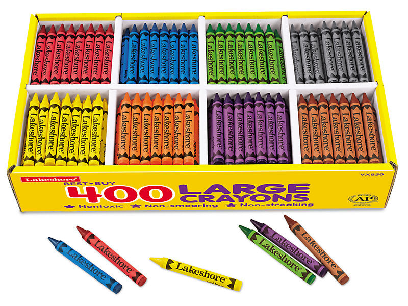 A36. Set de 400 Crayones de colores