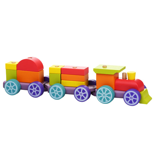 CE126. Tren de Madera Apilable