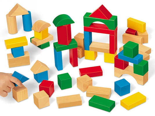 CE81. Set de Bloques Madera Colores