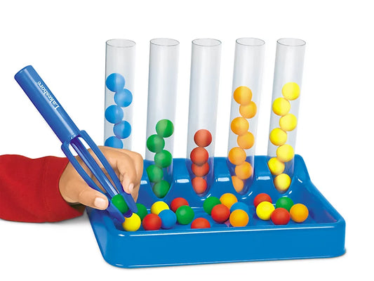 MF18. Set de Pinzas Colores y Pelotas