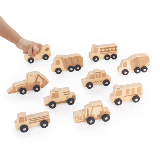 S125. Set 10 Transportes de Madera